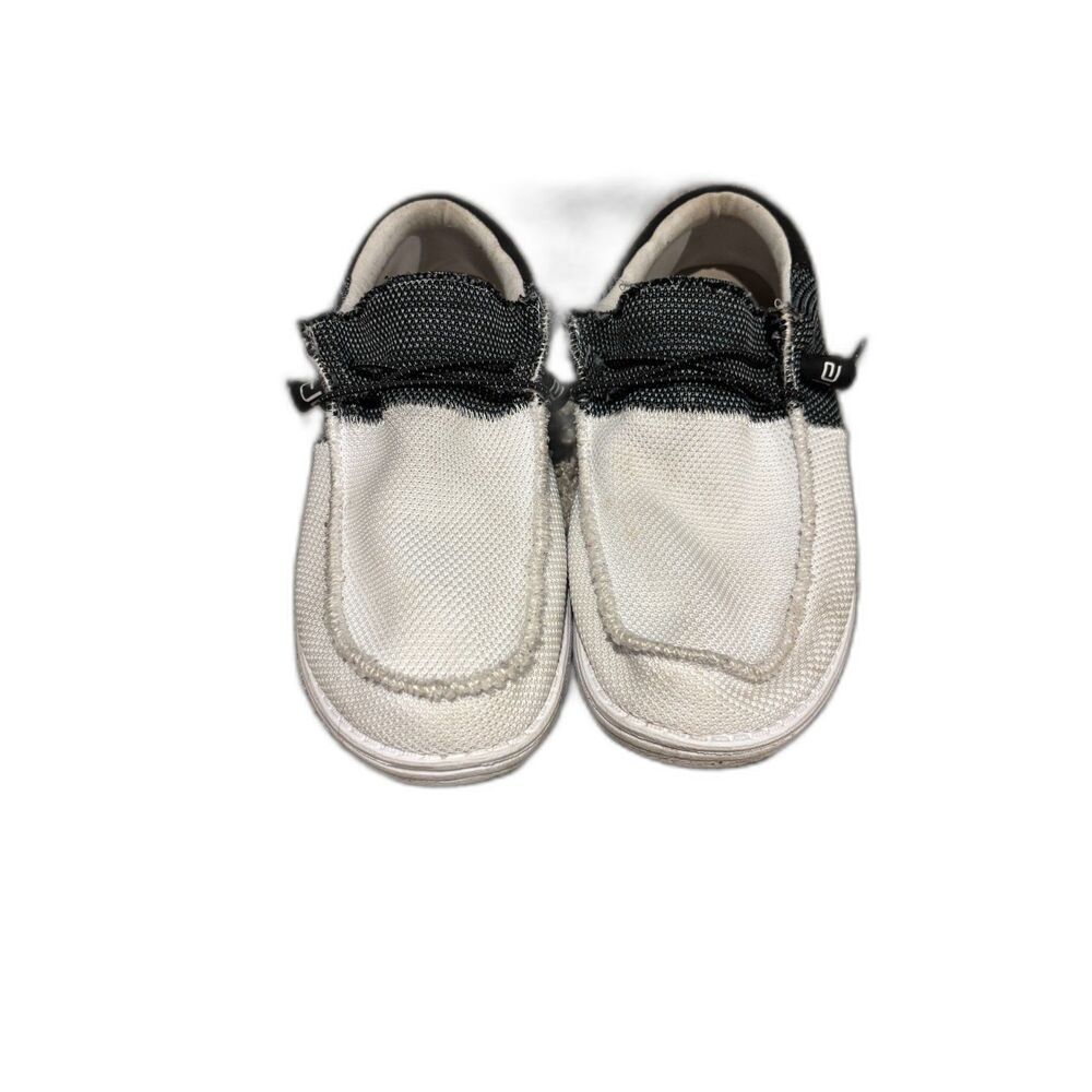 Hey Dudes Mens Wally Sox Funk Black Ice size US 12 slip on shoes